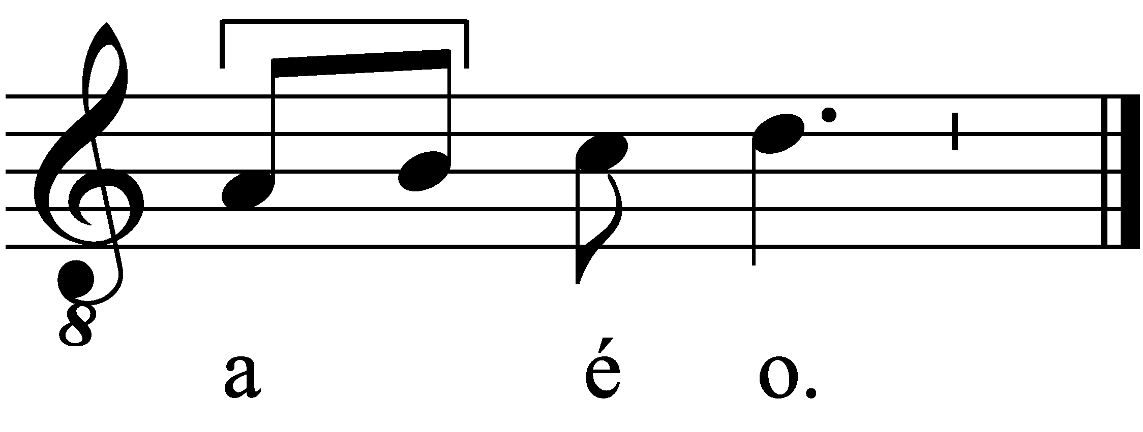 Refrain musical notation